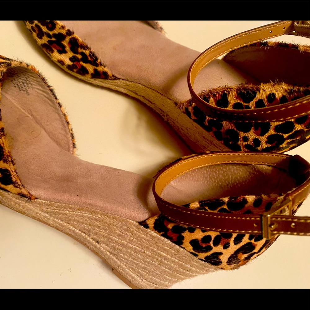 Cute Leopard Print Wedges!